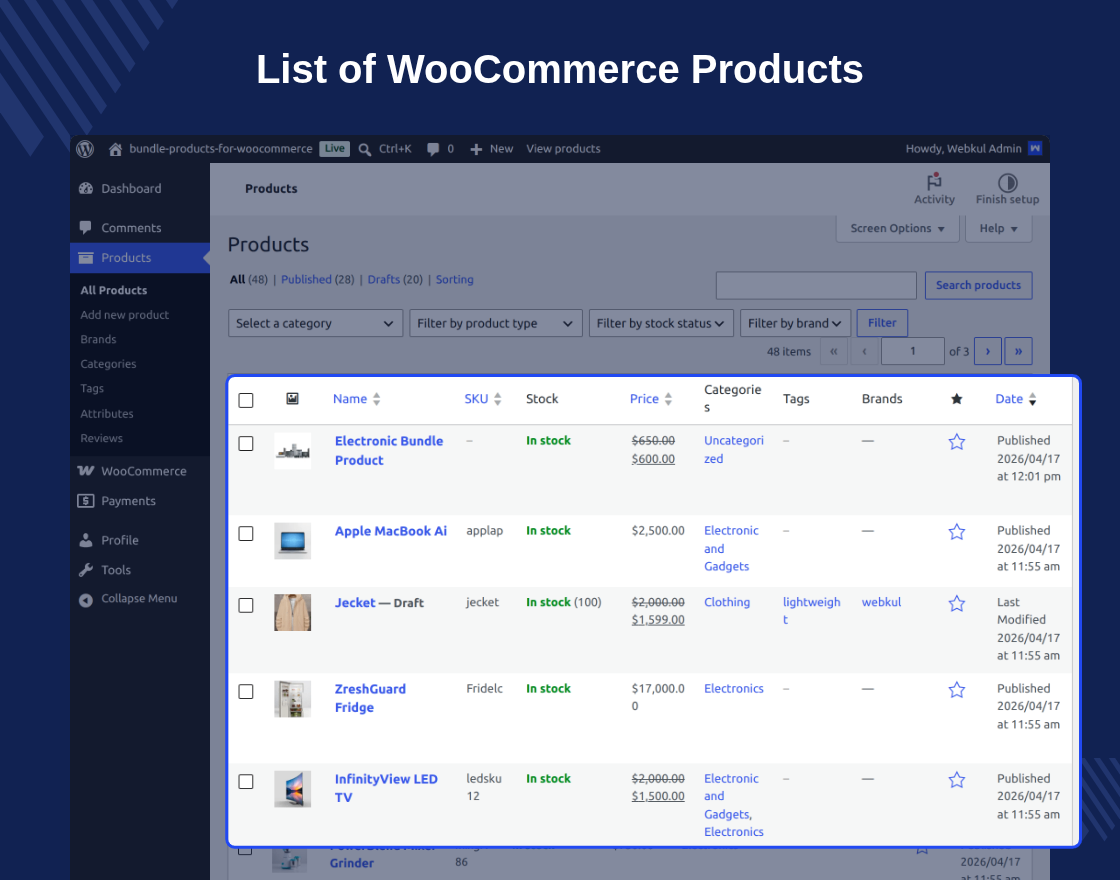 WooCommerce Product Bundle