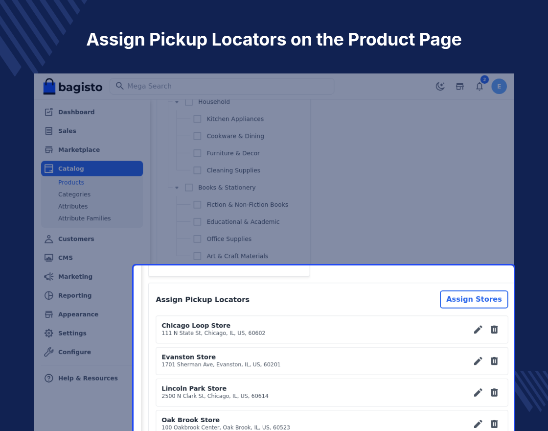 Bagisto Marketplace Store Locator