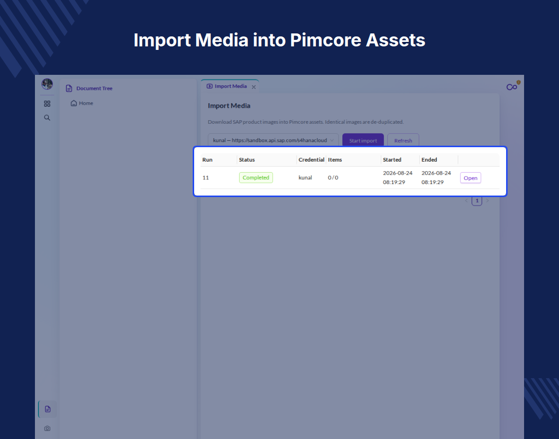 Pimcore SAP S/4HANA Connector