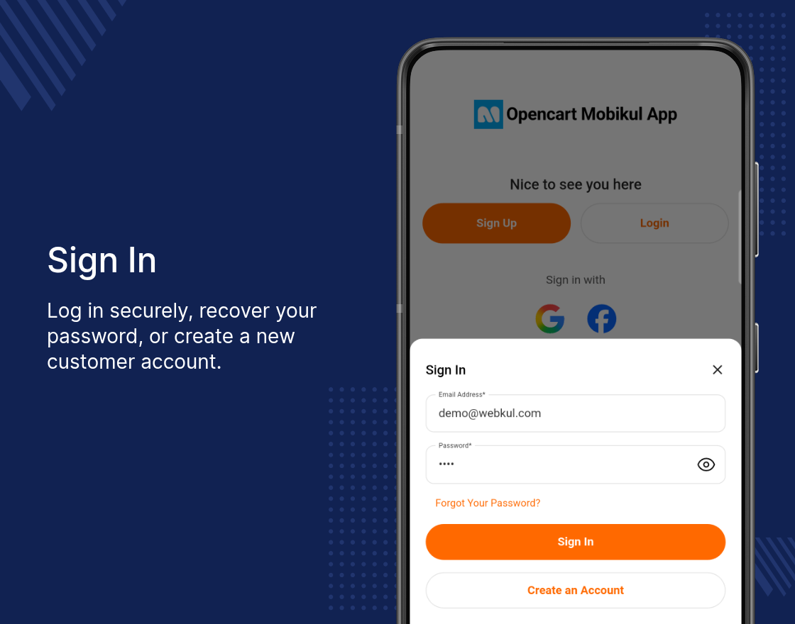 Opencart Mobile App Builder 