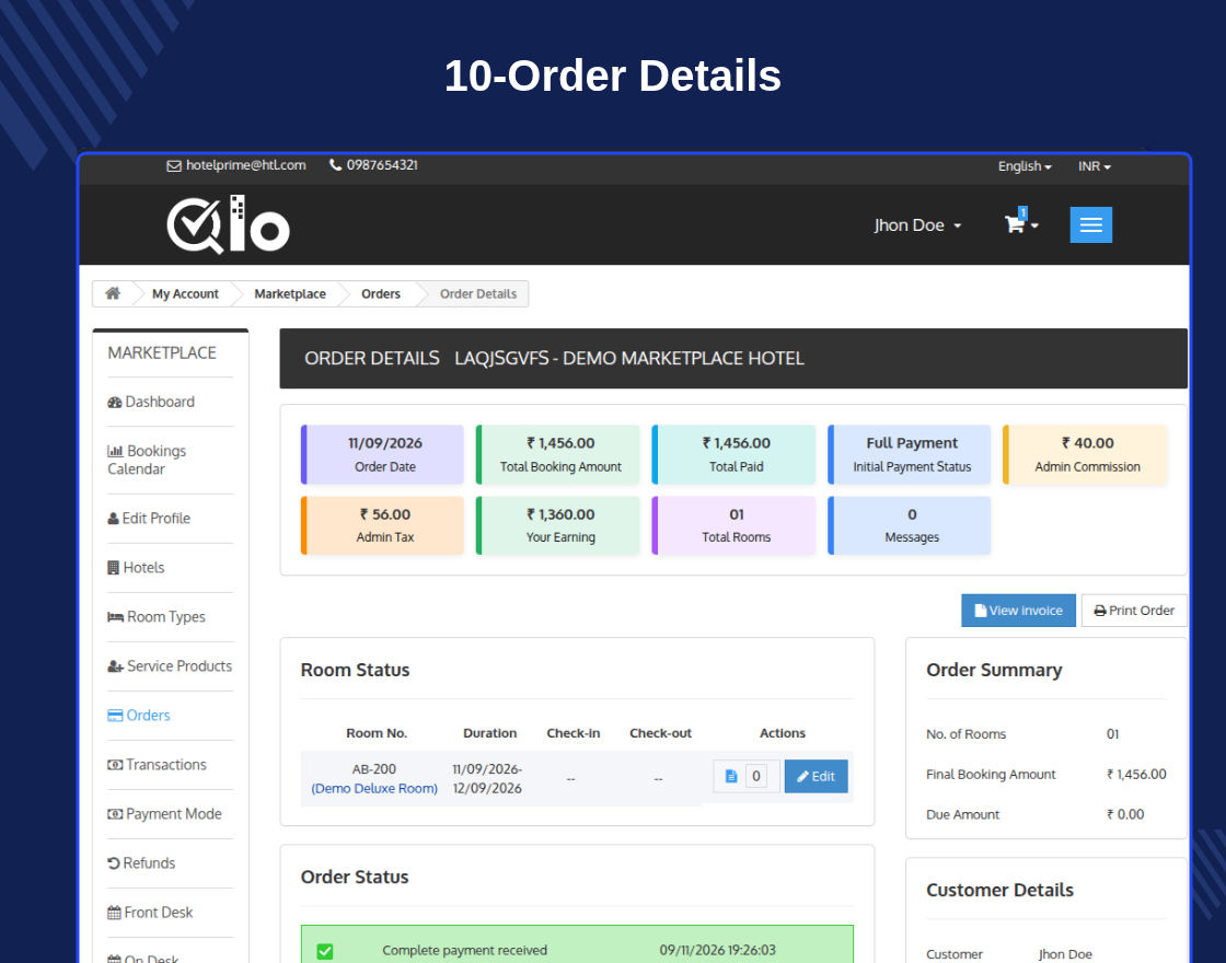 QloApps Marketplace On Desk Booking