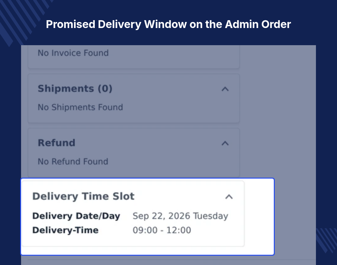 Laravel eCommerce SaaS Delivery Time Slots