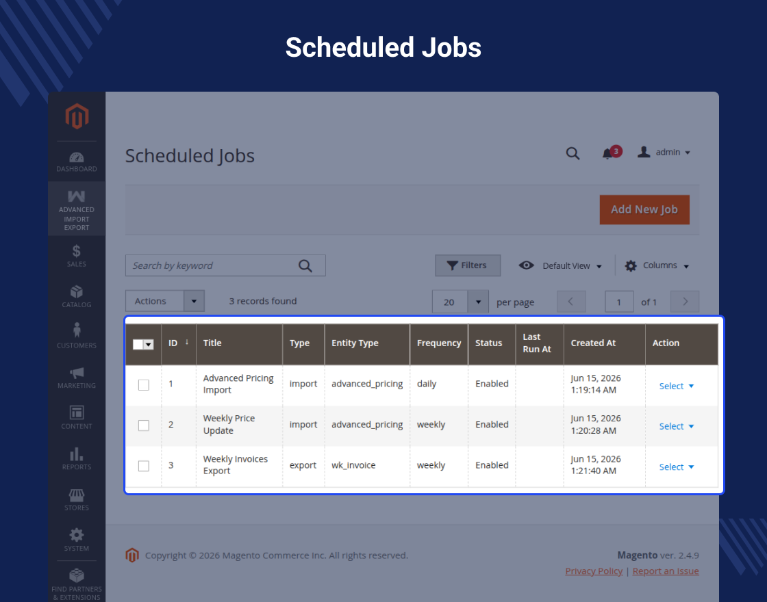 Magento 2 Advanced Import Export