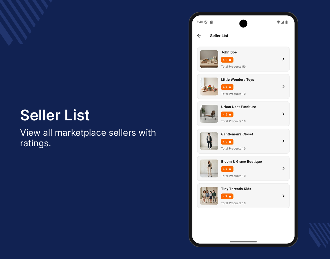 Multi Vendor Mobile App for WooCommerce