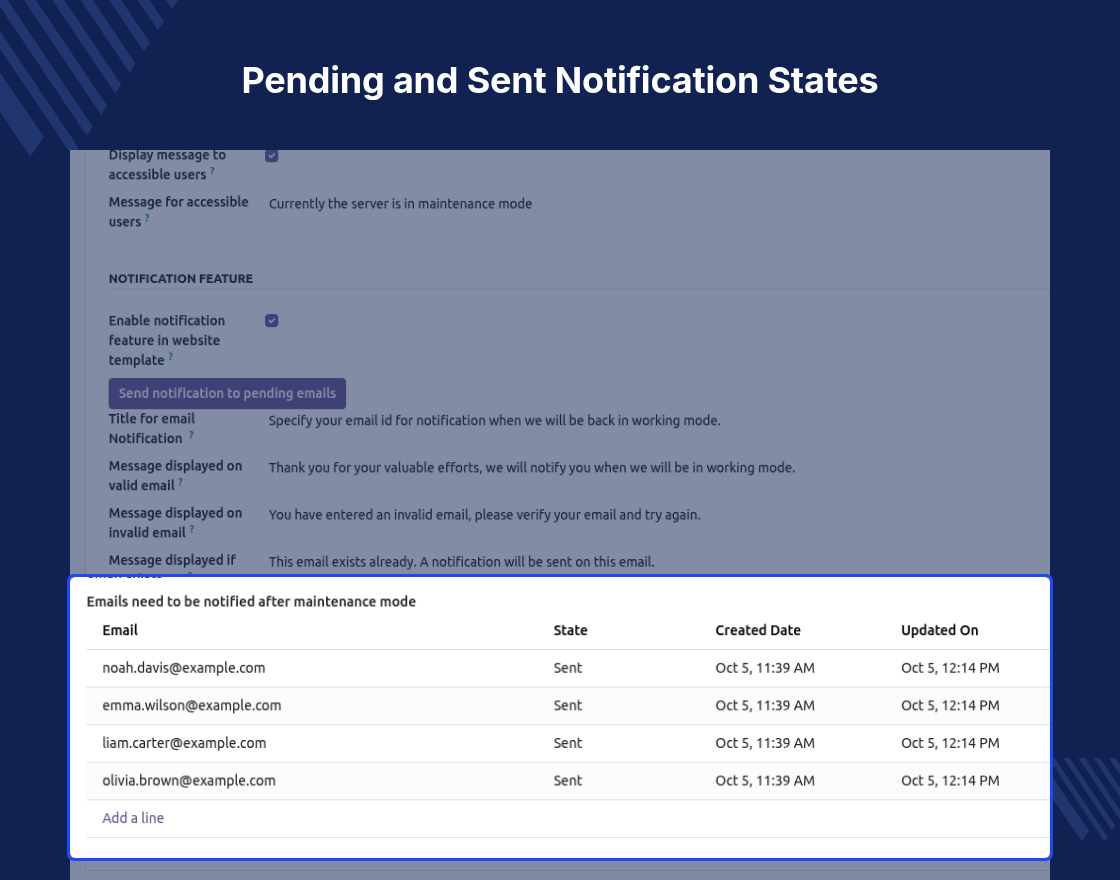 Odoo Maintenance Mode