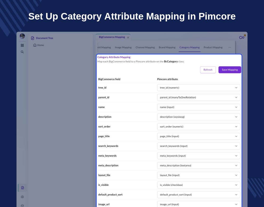 Pimcore BigCommerce Connector