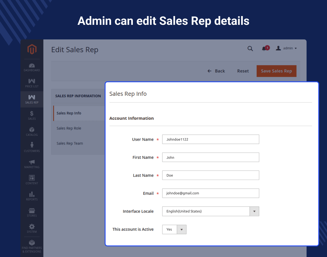 Magento 2 B2B Sales Representative 