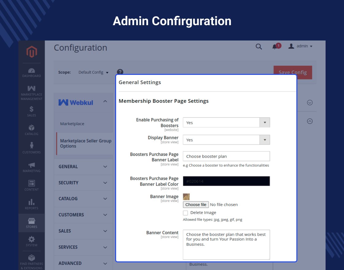 Magento 2 Seller Groups Marketplace Add-On