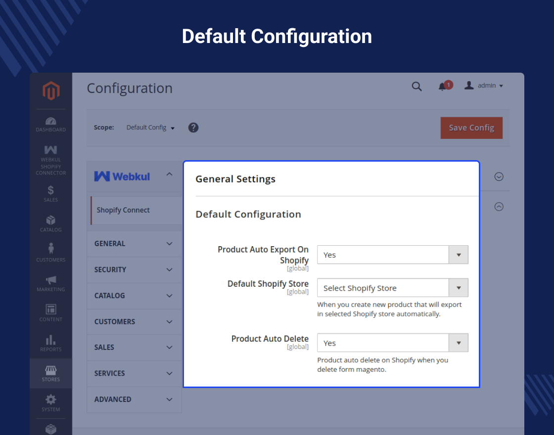 Magento 2 Shopify Connector