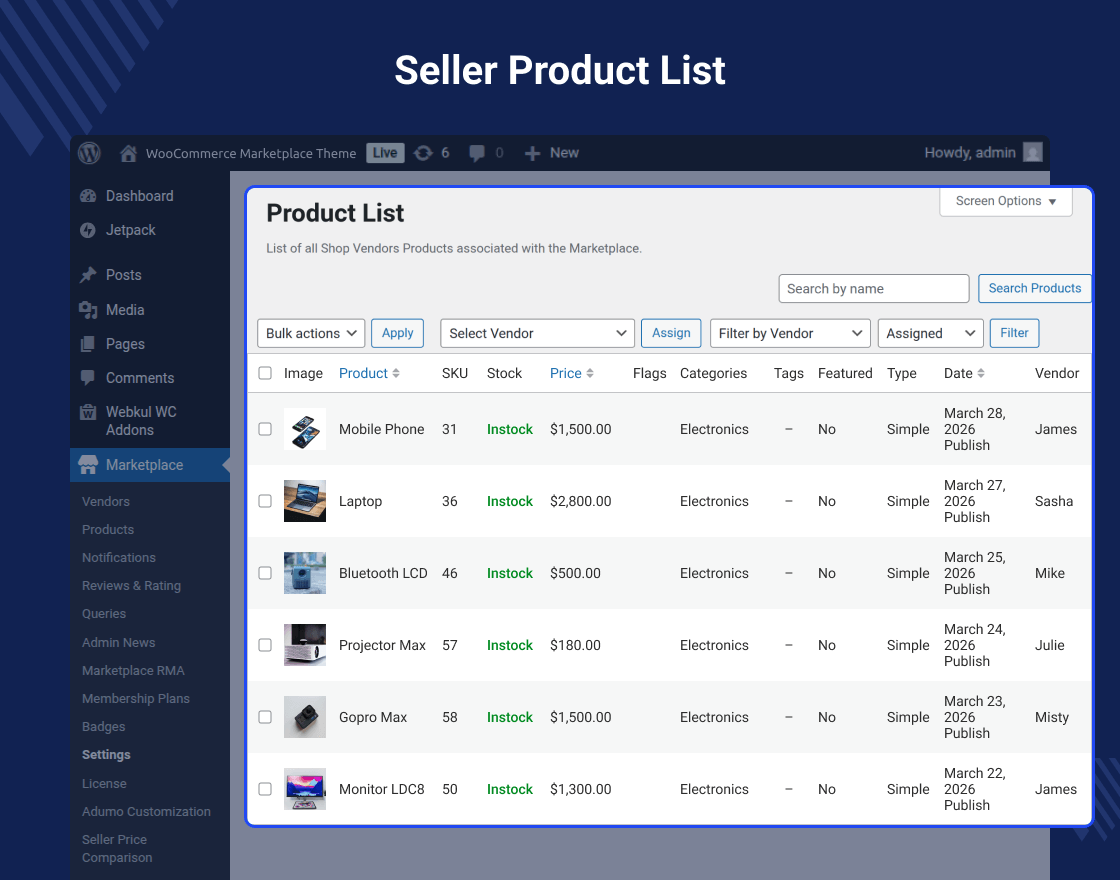 WooCommerce Marketplace Theme