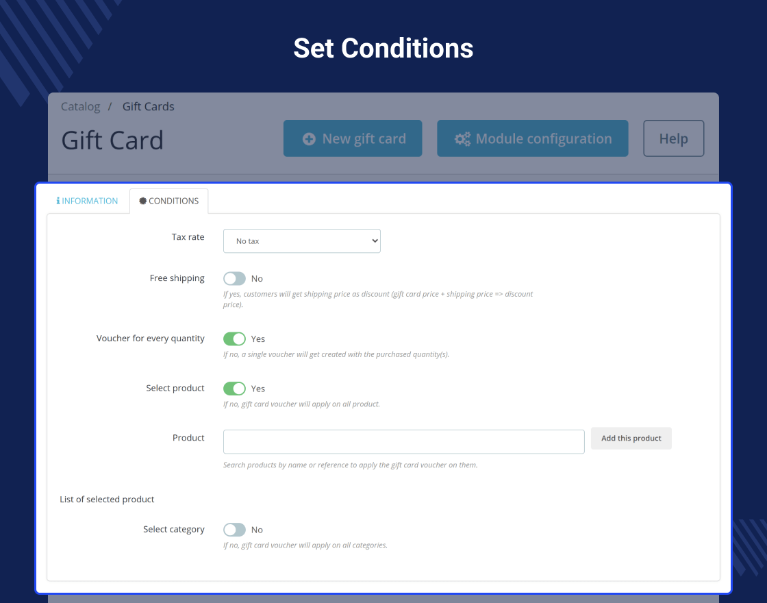 Prestashop Gift Card