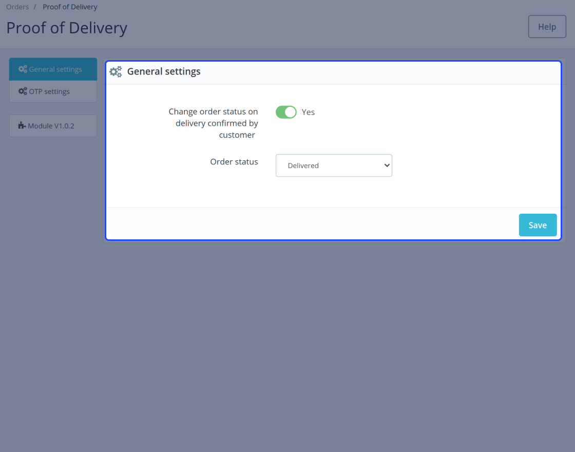 PrestaShop Proof of Delivery