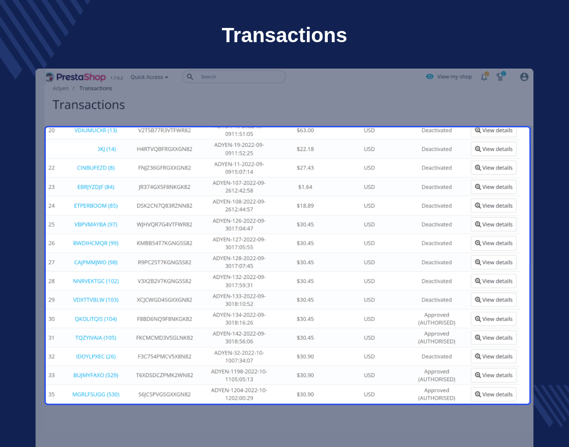 Prestashop Adyen Payment Gateway