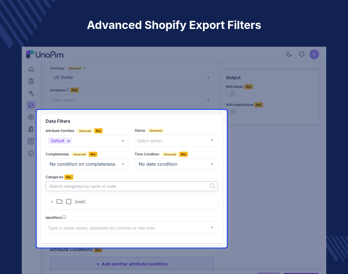 UnoPim Shopify Connector Pro