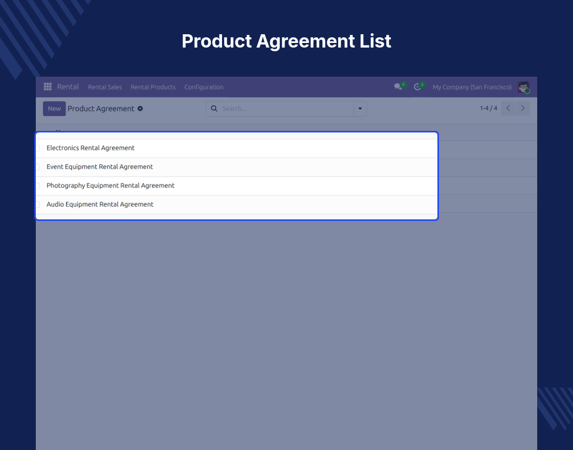 Odoo Website Rental Sale