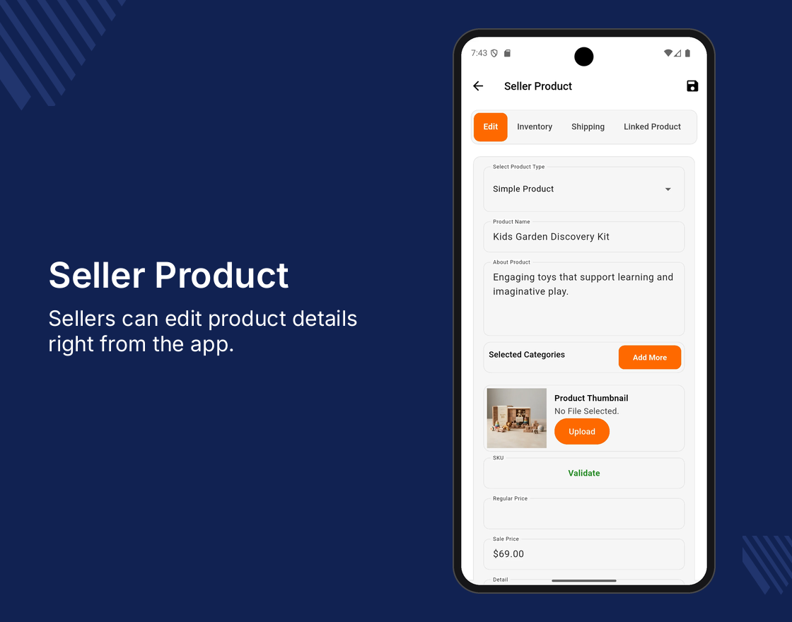 Multi Vendor Mobile App for WooCommerce