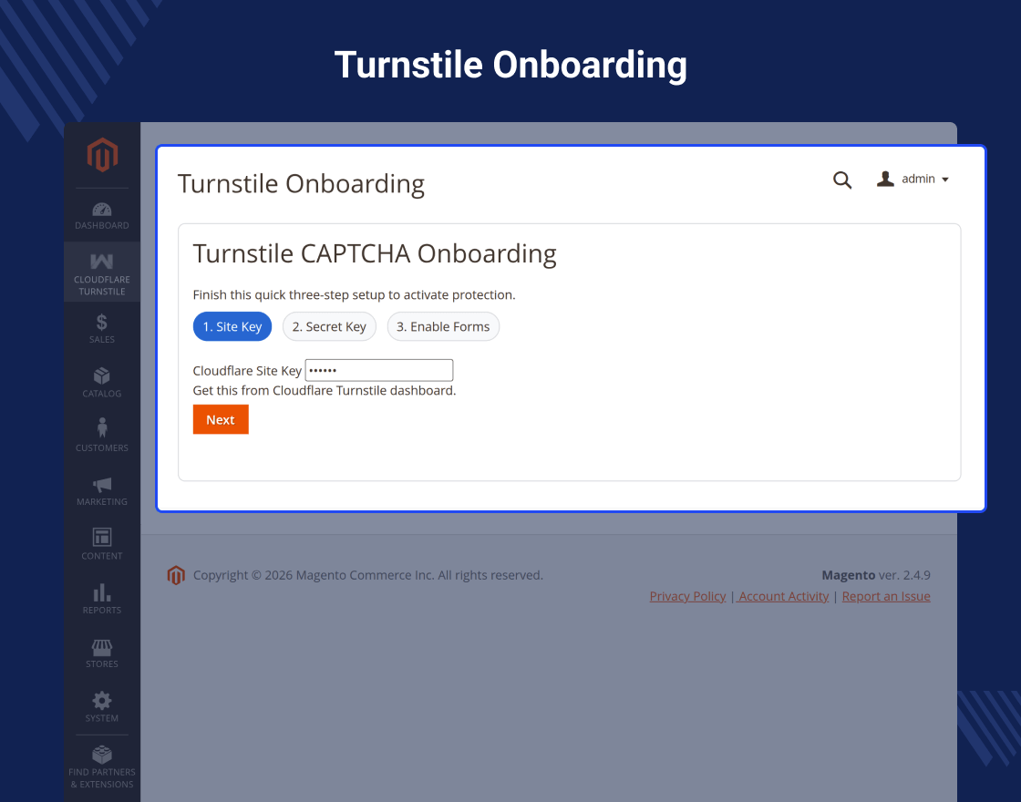 Cloudflare Turnstile CAPTCHA For Magento 2