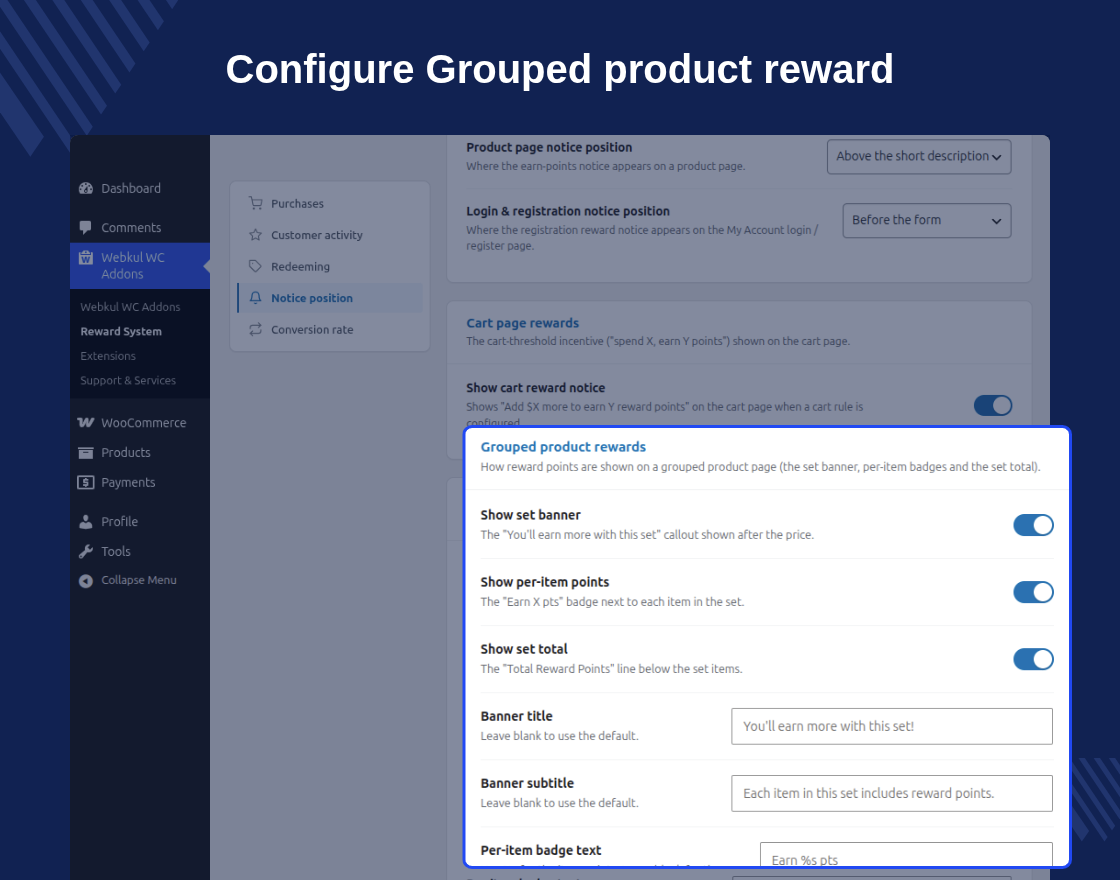 WooCommerce Reward System