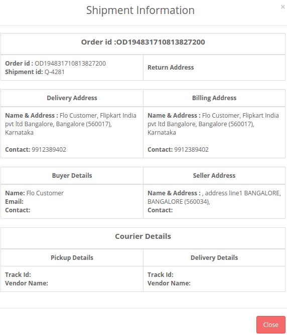 OpenCart Flipkart Connector