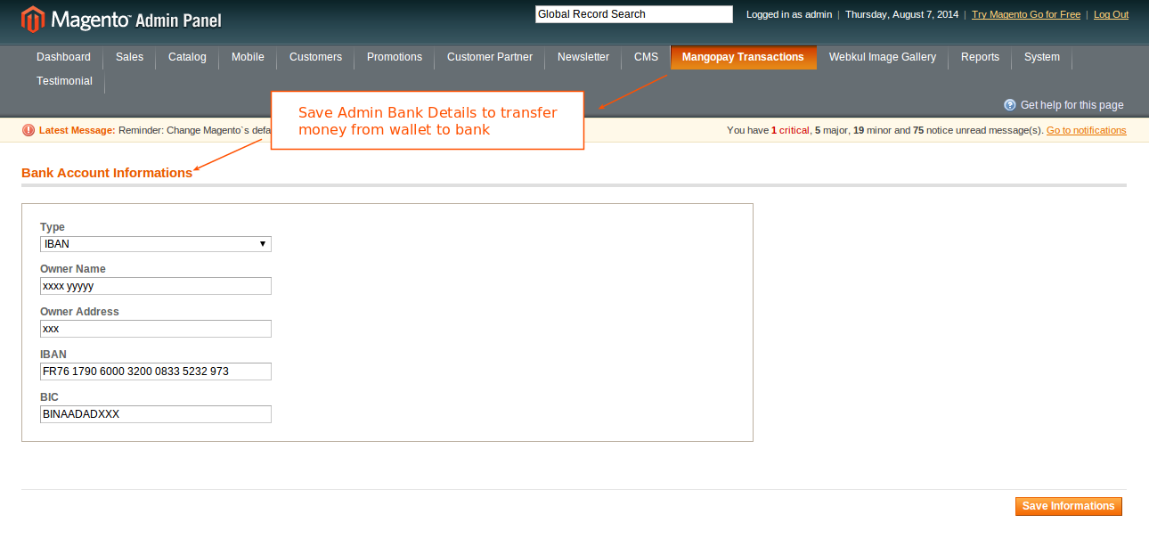 Magento (OpenMage) MangoPay Payment Gateway
