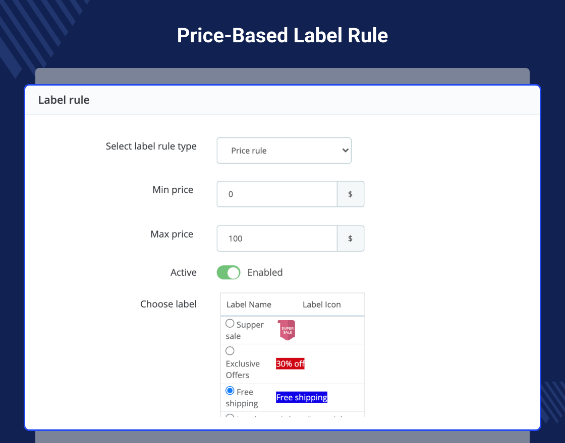 Prestashop Product Label | Product Sticker