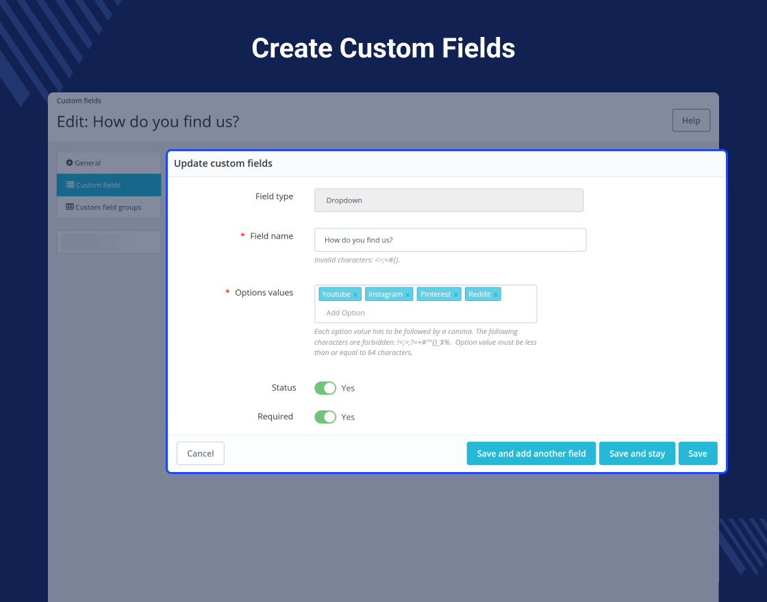 PrestaShop Checkout Custom Fields 