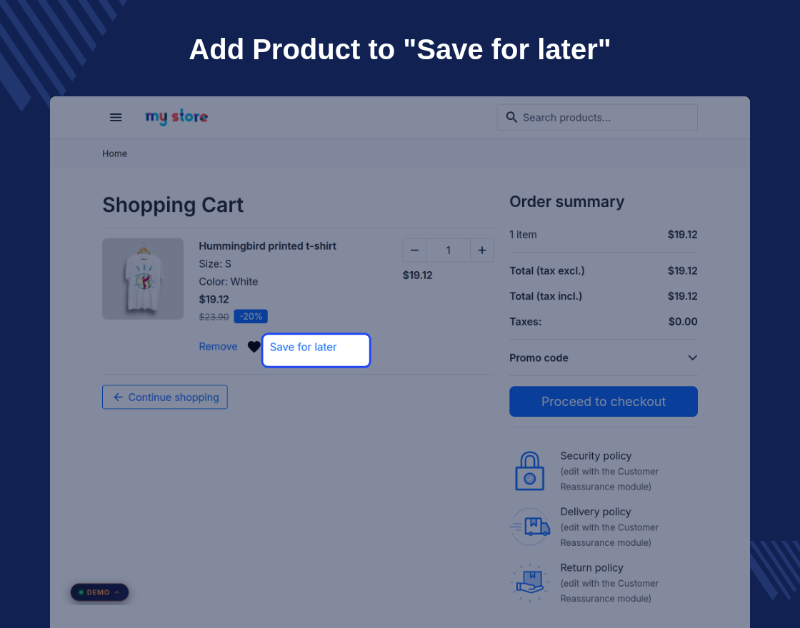 PrestaShop Product Wishlist