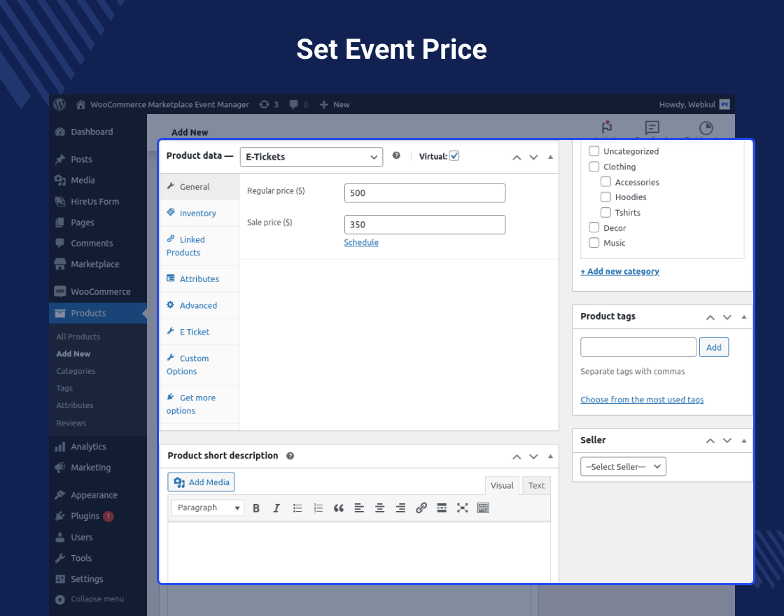 Marketplace Event Manager for WooCommerce