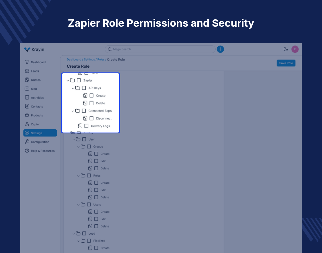 Krayin CRM Zapier Connector