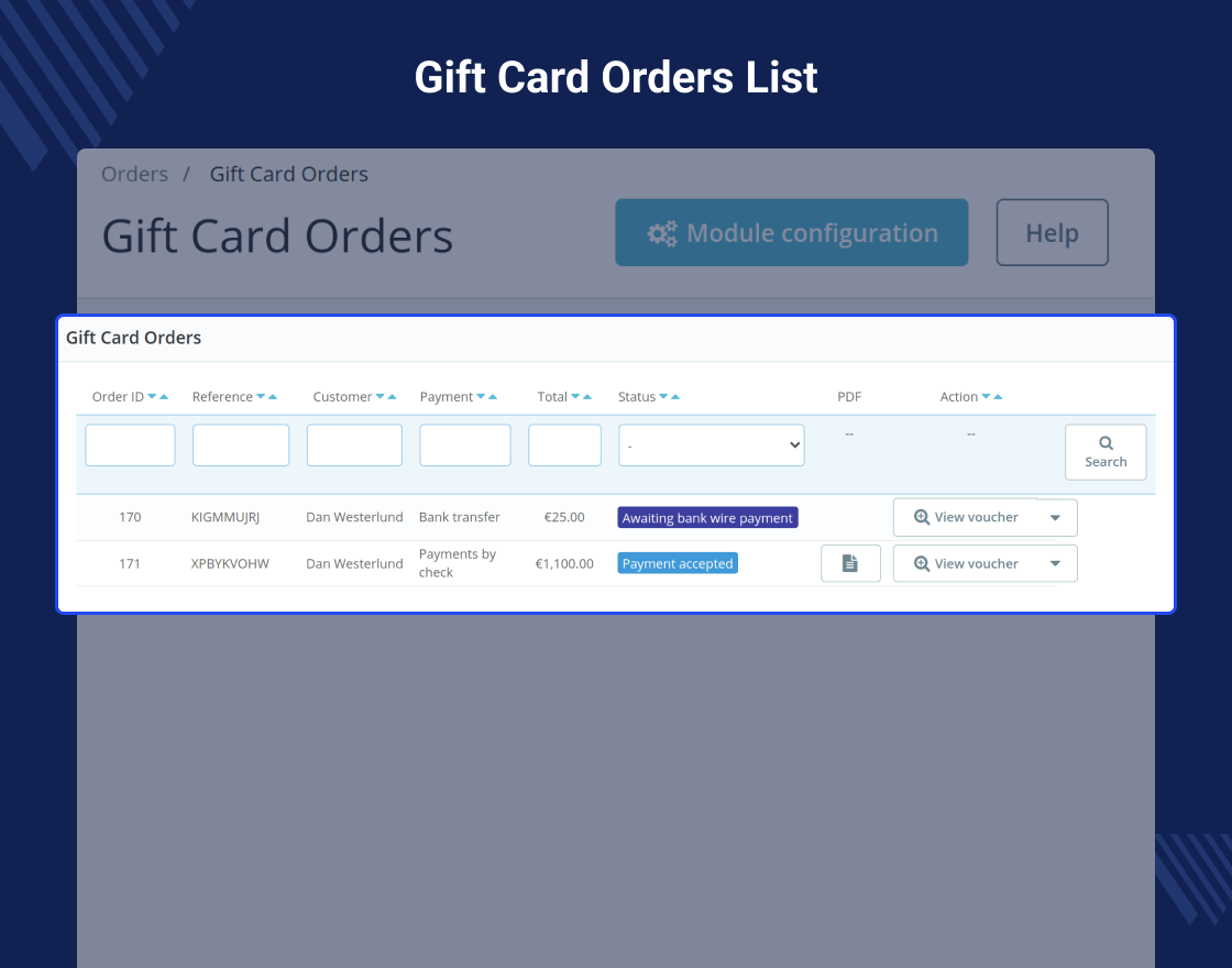 Prestashop Gift Card
