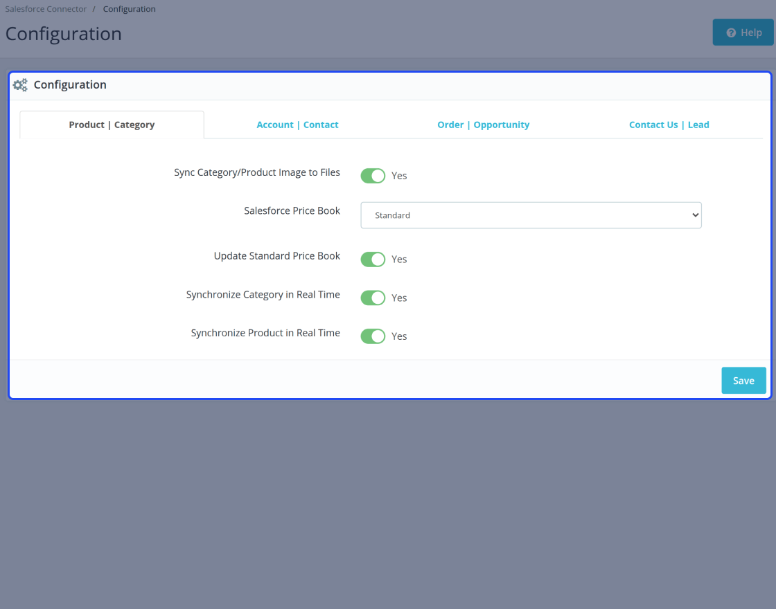 PrestaShop Salesforce Connector