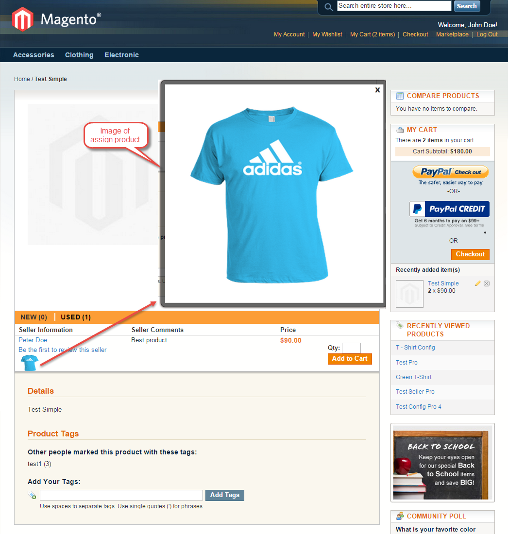 Magento (OpenMage) Marketplace Seller Price Comparison