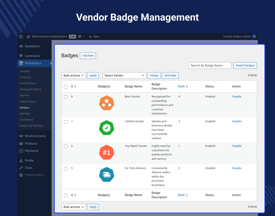 WooCommerce Multi Vendor Marketplace
