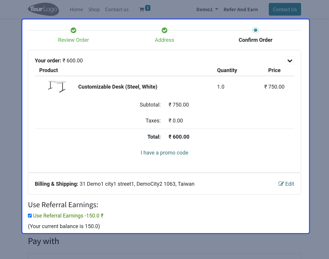 Odoo Website Refer And Earn
