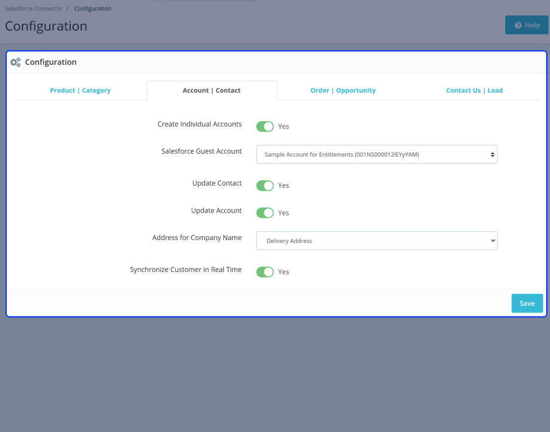 PrestaShop Salesforce Connector