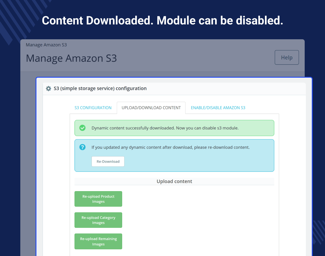 Prestashop Amazon S3 