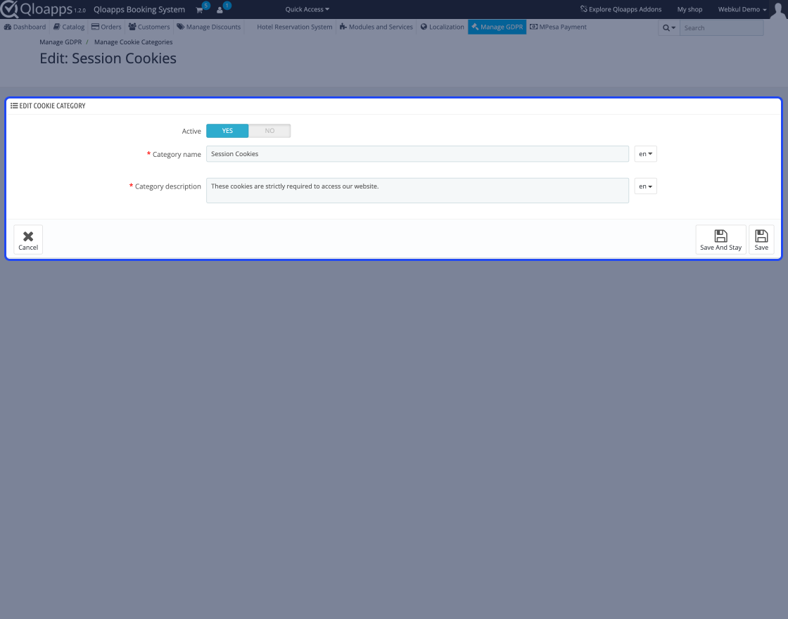 QloApps GDPR Compliance