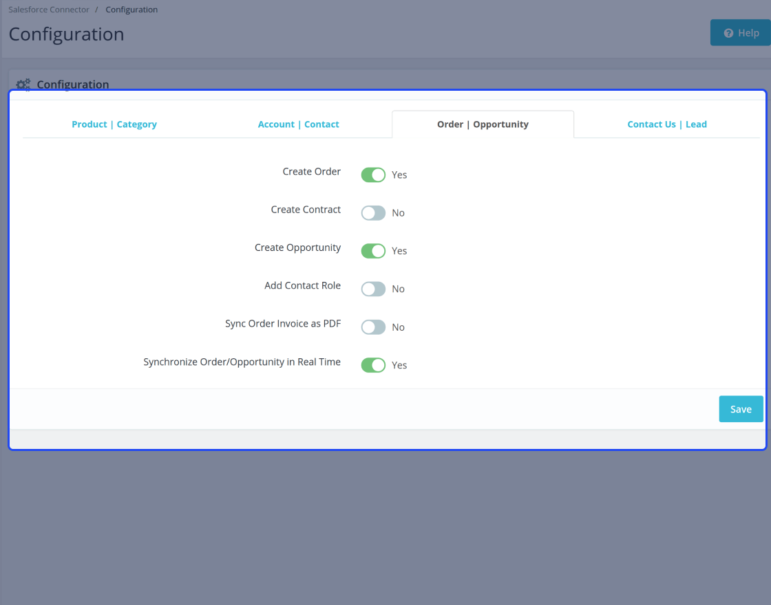 PrestaShop Salesforce Connector