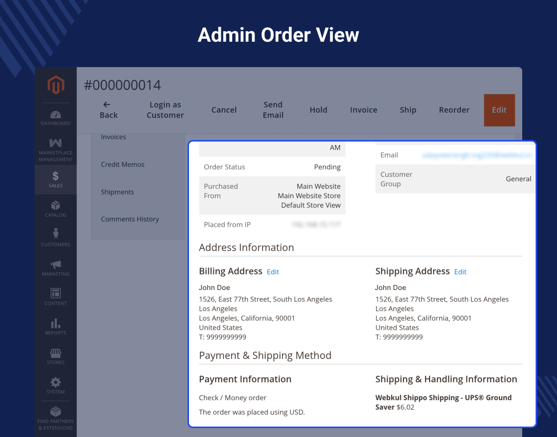 Magento 2 Marketplace Shippo Shipping