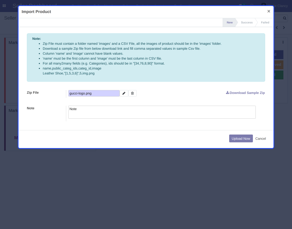 Odoo Marketplace Mass Upload