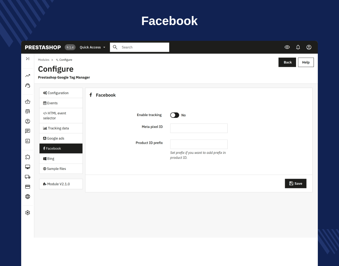 Prestashop Google Tag Manager