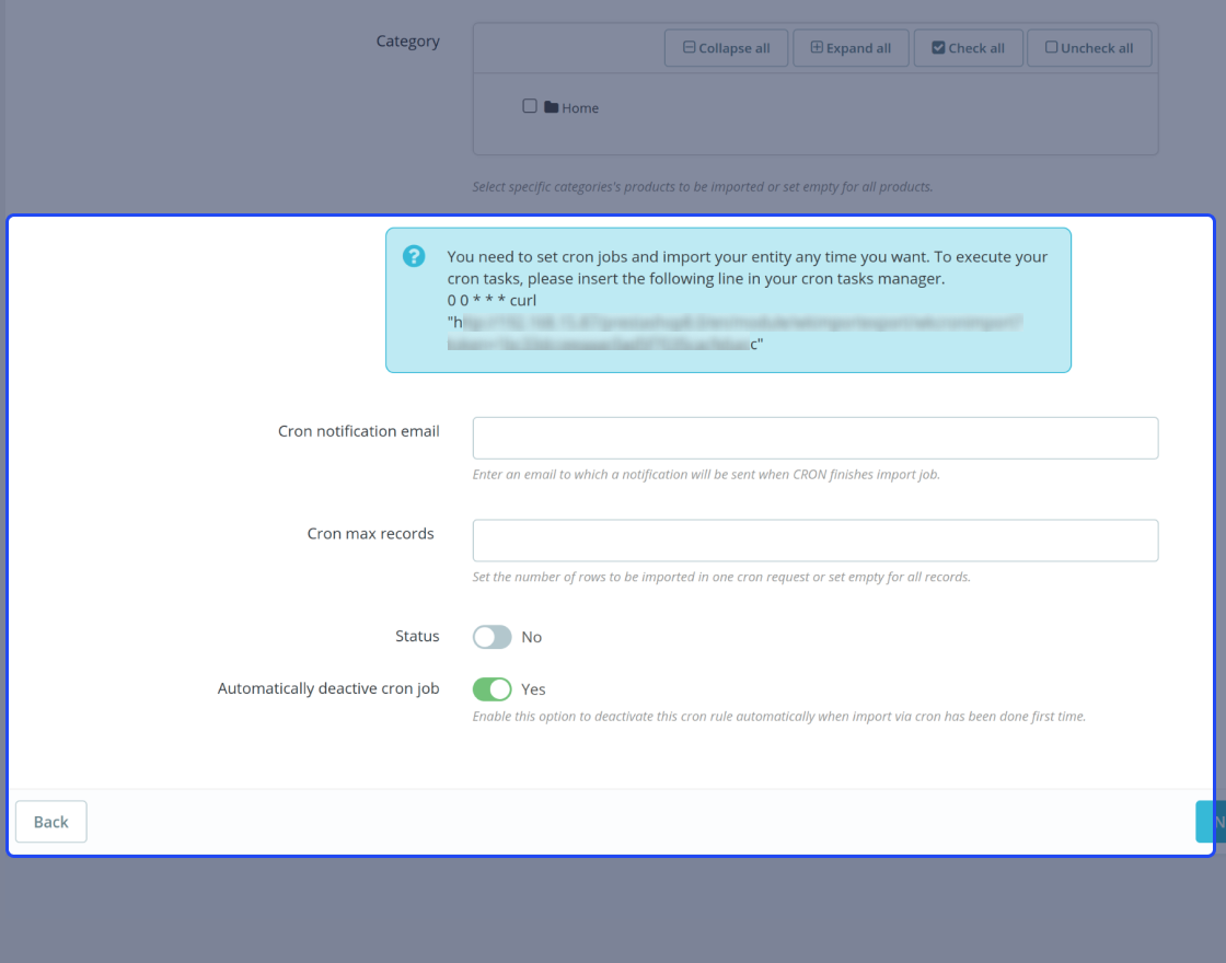 Prestashop Import Export