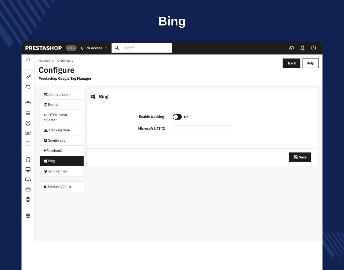 Prestashop Google Tag Manager
