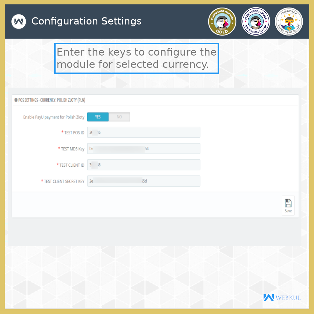 Prestashop PayU Poland Payment Gateway
