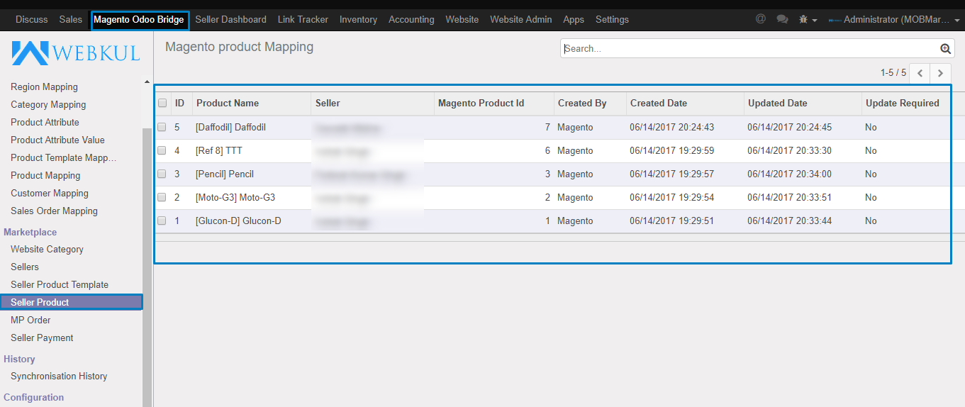 Multi Vendor Odoo Connector For Magento (OpenMage)