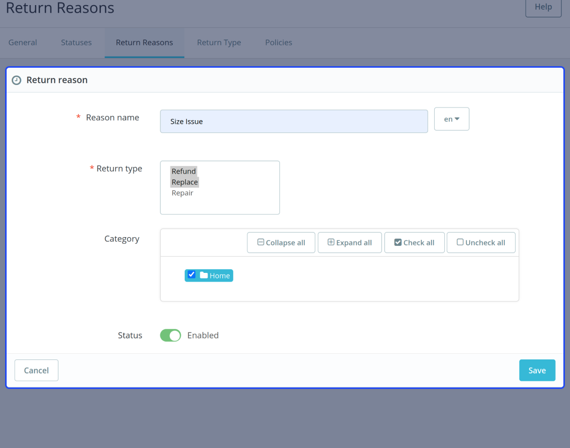 Prestashop RMA