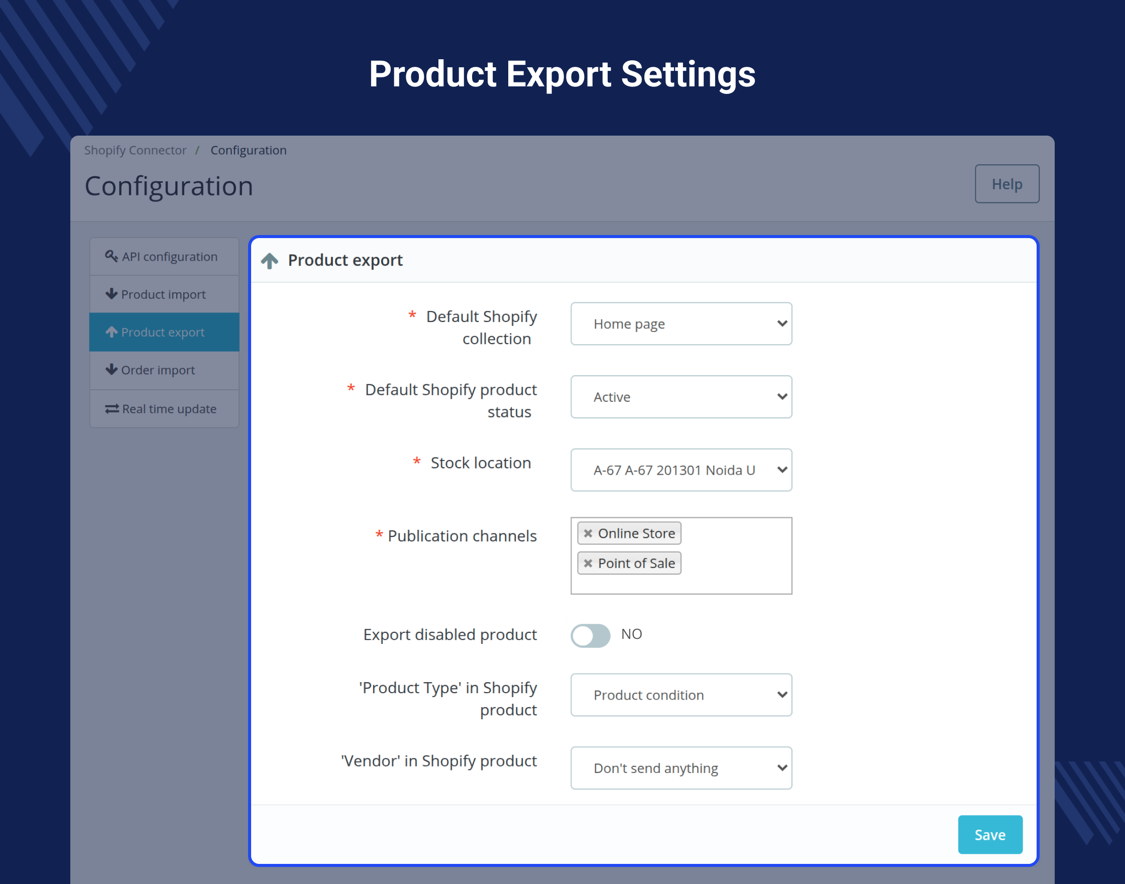 Prestashop Shopify Connector