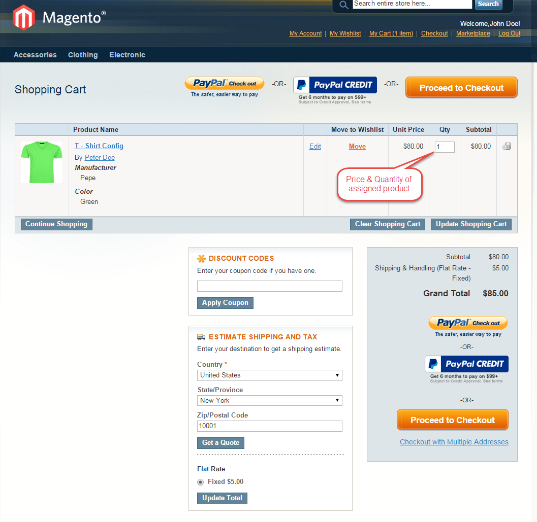 Magento (OpenMage) Marketplace Seller Price Comparison