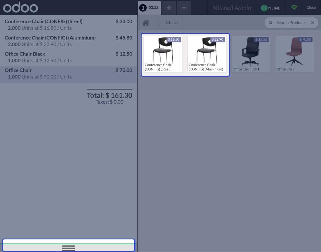 Odoo POS Product Detail
