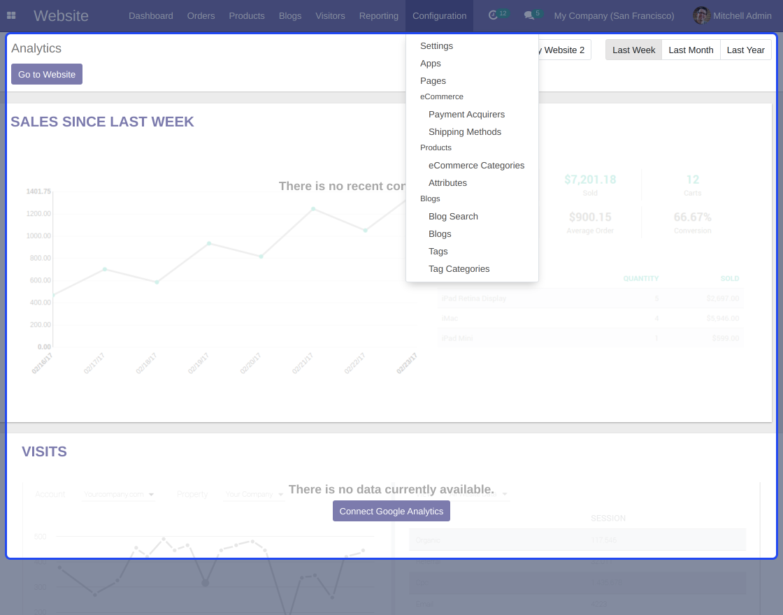 Odoo Website Blog Search